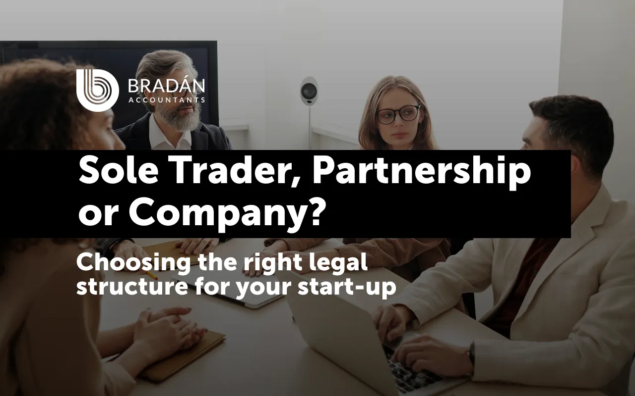 Sole trader, partnership or company structure