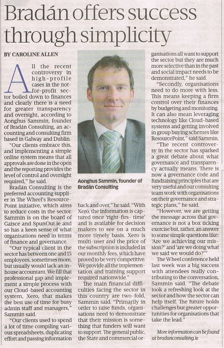 20140525 Sunday Business Post Bradan Article