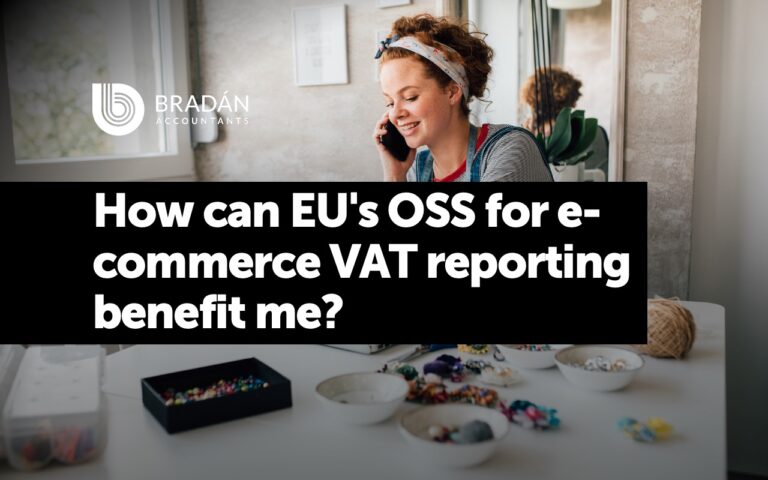 How can I benefit from the EU’s One-Stop-Shop (OSS) for e-commerce VAT reporting in Ireland?